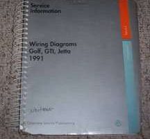 1991 Volkswagen Golf, GTI & Jetta Electrical Wiring Diagrams Manual