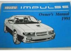 1991 Isuzu Impulse Owner's Manual