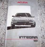 1991 Acura Integra 3 Door Owner's Manual