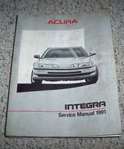 1991 Acura Integra Service Manual