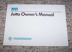 1991 Volkswagen Jetta Owner's Manual