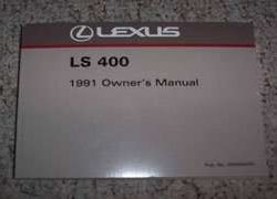 1991 Lexus LS400 Owner's Manual
