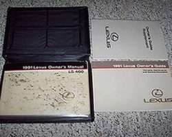 1991 Lexus LS400 Owner's Manual Set