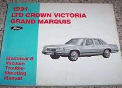1991 Mercury Grand Marquis Electrical & Vacuum Troubleshooting Manual