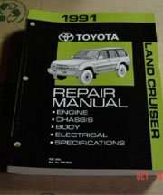 1991 Toyota Land Cruiser Service Repair Manual