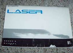 1991 Plymouth Laser Owner's Manual