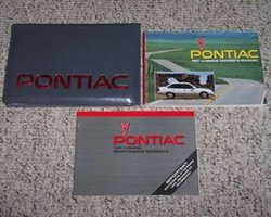 1991 Pontiac LeMans Owner's Manual Set