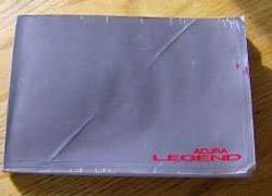 1991 Acura Legend Sedan Owner's Manual