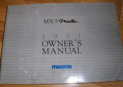 1991 Mazda MX-5 Miata Owner's Manual
