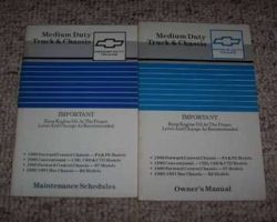 1991 Chevrolet Medium Duty Truck & Chassis Owner's Manual Set