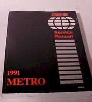 1991 Geo Metro Service Manual