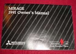 1991 Mitsubishi Mirage Owner's Manual