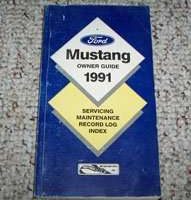 1991 Ford Mustang Owner's Manual