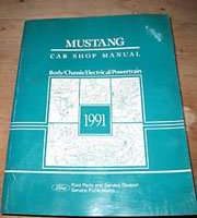 1991 Ford Mustang Shop Service Repair Manual