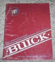 1991 Buick Park Avenue Ultra 3800 Engine Service Manual Supplement