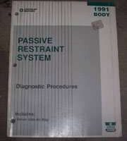 1991 Dodge Dakota Passive Restraint System Body Diagnostic Procedures