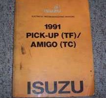 1991 Isuzu Pickup & Amigo Electrical Wiring Diagram Troubleshooting Manual