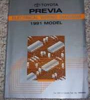 1991 Toyota Previa Electrical Wiring Diagram Manual