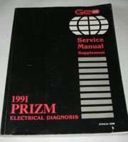 1991 Geo Prizm Electrical Diagnosis Manual