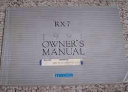 1991 Mazda RX-7 Owner's Manual