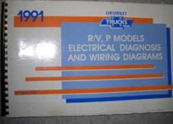1991 Chevrolet P Model Motorhome Chassis Large Format Electrical Diagnosis & Wiring Diagrams Manual