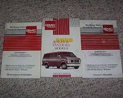 1991 GMC Vandura & Rally Owner's Manual Set