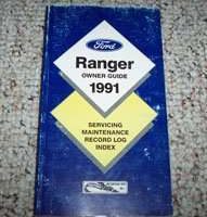 1991 Ford Ranger Owner's Manual