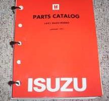1991 Isuzu Rodeo Parts Catalog