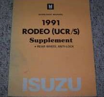1991 Isuzu Rodeo Rear Wheel Anti-Lock Service Manual Supplement