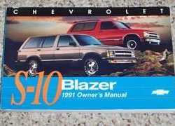 1991 Chevrolet S-10 Blazer Owner's Manual