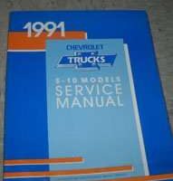 1991 Chevrolet S-10 & S-10 Blazer Service Manual
