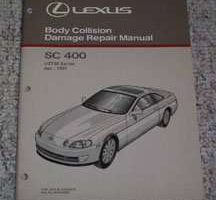 1992 Lexus SC400 Body Collision Damage Repair Manual