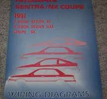 1991 Nissan Sentra & NX Coupe Large Format Wiring Diagram Manual