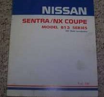 1991 Nissan Stanza & NX Coupe Product Bulletin Manual