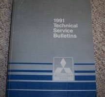 1991 Mitsubishi Mirage Technical Service Bulletins Manual