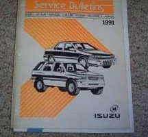 1991 Isuzu Pickup Service Bulletin Manual