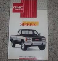 1991 GMC Sierra Owner's Manual