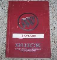 1991 Buick Skylark Owner's Manual