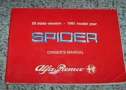 1991 Alfa Romeo Spider Owner's Manual