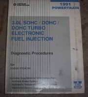 1991 Dodge Stealth 3.0L SOHC, DOHC & DOHC Turbo Engines Powertrain Diagnostic Procedures