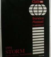 1991 Geo Storm Electrical Diagnosis Manual