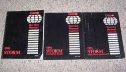 1991 Geo Storm Service Manual