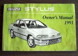 1991 Isuzu Stylus Owner's Manual