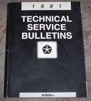 1991 Jeep Comanche Technical Service Bulletin Manual