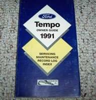 1991 Ford Tempo Owner's Manual