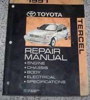 1991 Toyota Tercel Service Repair Manual