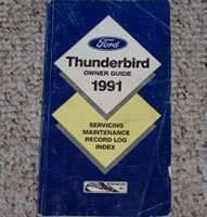 1991 Ford Thunderbird Owner's Manual