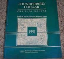 1991 Ford Thunderbird Service Manual
