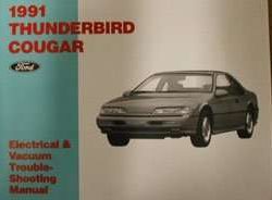 1991 Mercury Cougar Electrical & Vacuum Troubleshooting Manual