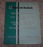 1991 GMC Topkick Medium Duty Truck Fuel & Emissions Including Driveablity Service Manual